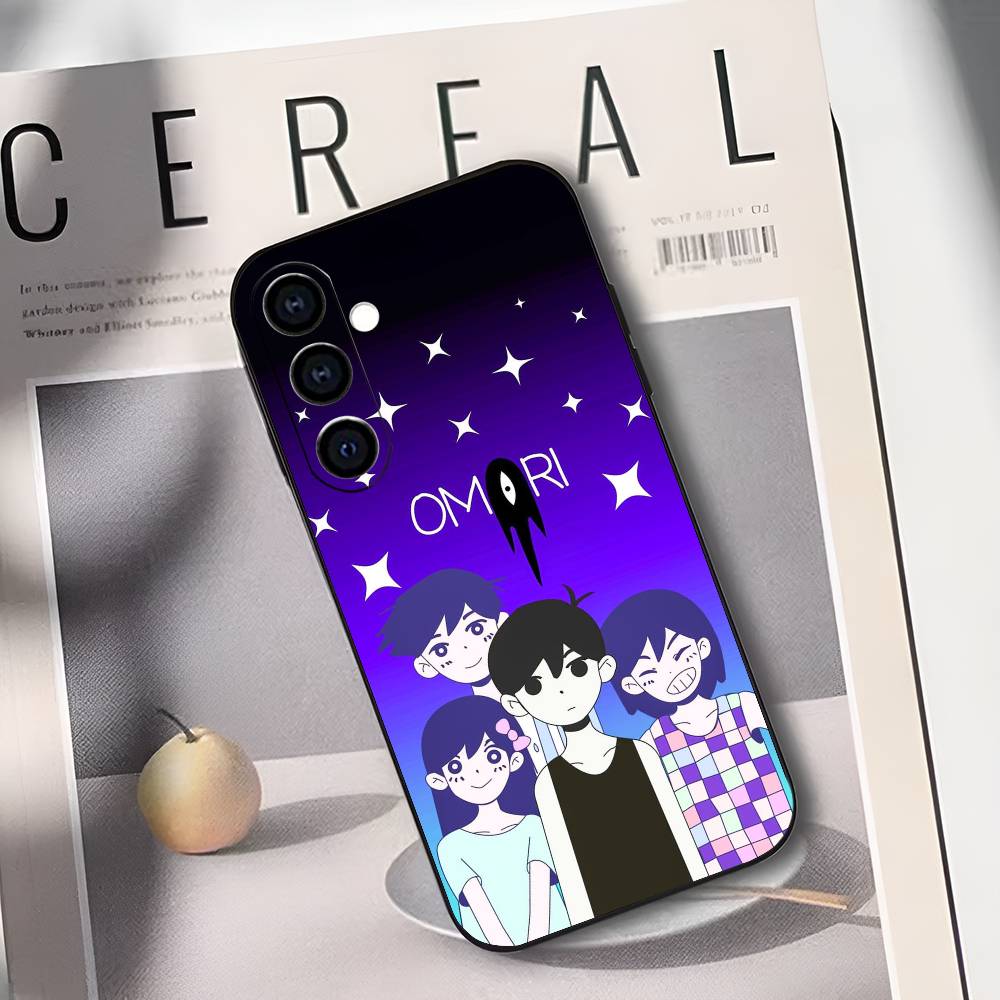Game O-Omori Phone Case For Samsung Galaxy A73,A72,A71,A70,A53,A52,A51,Soft Silicone Black Cover