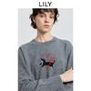 Вязаная рубашка LILY Love Dog с инкрустацией для женщин