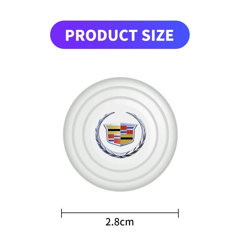 1/2/4Pcs Luminous Shock Absorber Car Door Silicone Anti Shock Pad For Cadillac SRX ATS XTS CT4 CT5 CT6 XT4 XT5 XT6 Accessories