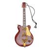 Guitar Keychain Miniature Wooden Musical Instrument Multipurpose Guitar Key Ring for Backpack