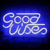 Good Vibes Neon Sign Led Word Usb Light Acrylic Lamp Bedroom Bar Decor Party