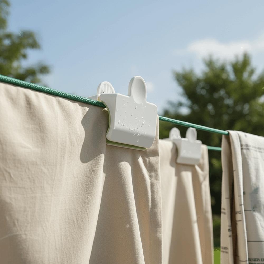 2PCS Anti-slip Blanket Drying Clips Multifunction Rust Proof Bed Sheets Clips Extra Large Plastic Drying Clothes Pegs