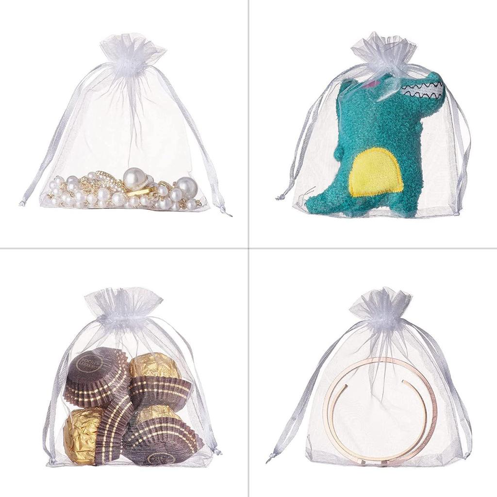 Organza Mesh Drawstring Jewelry Gift Bag