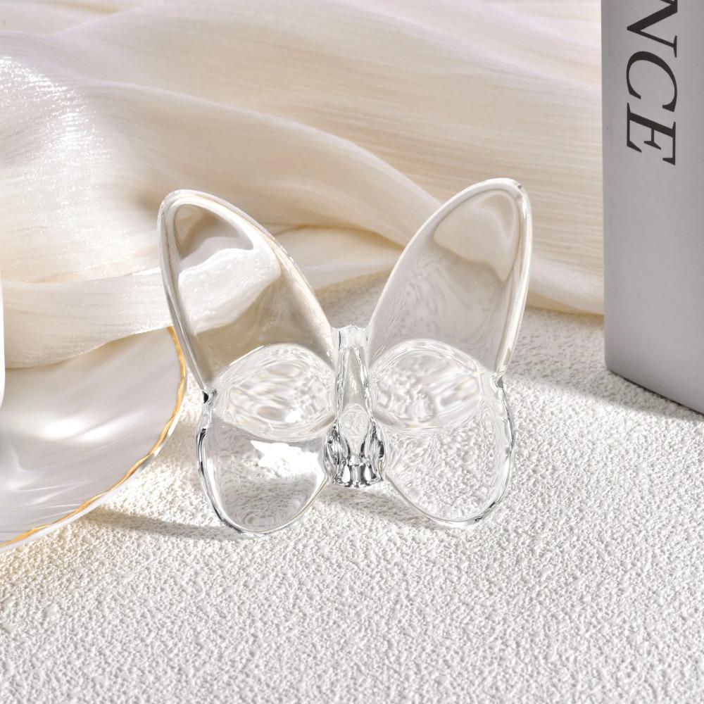 Colorful Crystal Butterfly Ornaments Nordic Butterfly Statue Crafts Garden Ornament