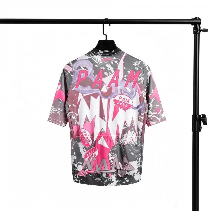 Unisex Cycling Jersey Breathable Quick-Dry Moisture-Wicking Short Sleeve Road Mountain Bike Riding