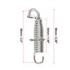 Motoforti 2Pcs 4Pcs 6Pcs 43mm 58mm Muffler Exhaust Pipe Spring for Motorcycle Universal Stainless Steel Silver Tone