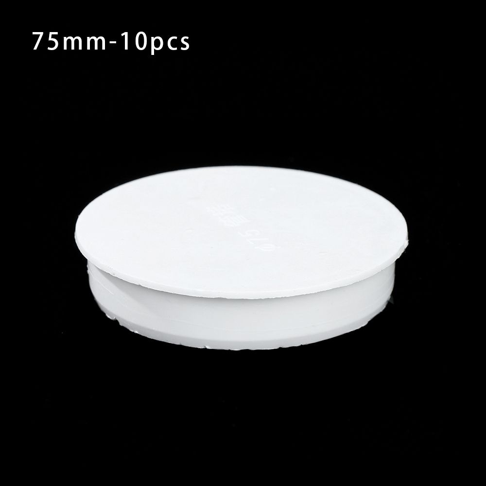 Water Pipe Fitting Round Hose End Connectors Decor Covers PVC Pipe Cap Fall Tube Insert Plugs