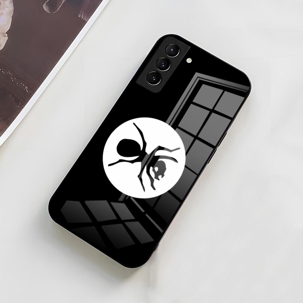 Чехол для телефона с логотипом артиста The Prodigy для Samsung A56 A36 A26 A16 A15 A25 A35 A55 A14 A34 A24 A54 Стеклянный чехол