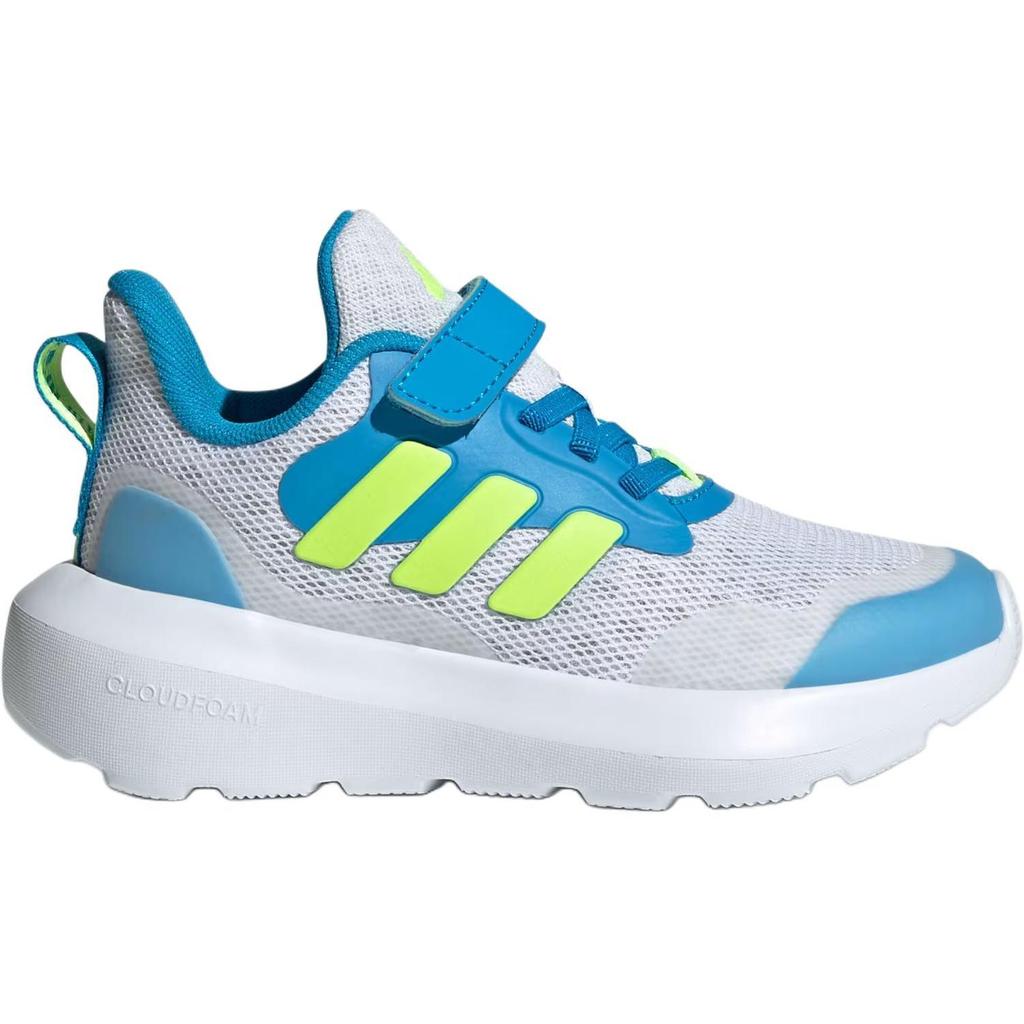 Adidas FortaRun 2.0 C Solar Blue Lucid Lemon Kids Sneakers Dash-Grey JQ4866