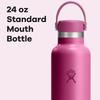 Standard Mouth Stainless Steel Water Bottle, 24oz (709ml), Leaf Design, Insulated (Official Japanese Product)