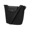 Longchamp Le Pliage Xtra Silver Buckle Flap Closure Leather Shoulder Bag Women Shoulder Bag Black 10341987001