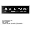 Знак «Собака во дворе», знак «Домашнее животное, семья, двор», настенный декор, деревянный знак «Держите ворота закрытыми» для владельцев собак в саду и дворе, подарок на новоселье