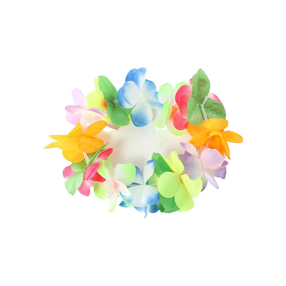 For Women Cloth Gift Hawaiian Style Garland Necklace Headband Performance Accessories Wristband
