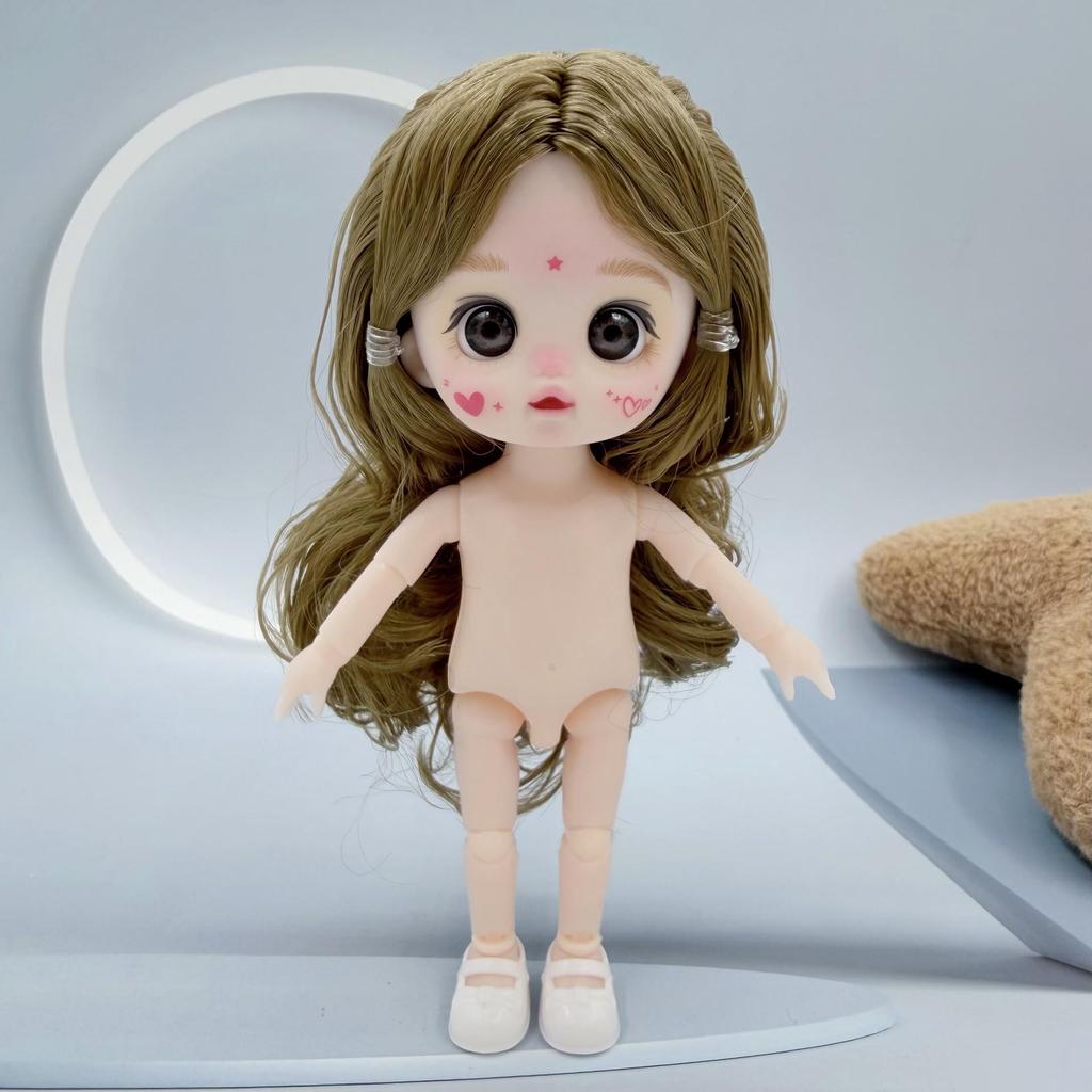 17 см мини-кукольное тело BJD - 6 дюймов принцесса девочка, 16 см маленькая голая кукла