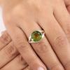Peridot Gemstone 925 Sterling Silver Jewelry, Handmade Peridot Gemstone Ring, August Birthstone Gift, Statement Women Ring RR-83-10