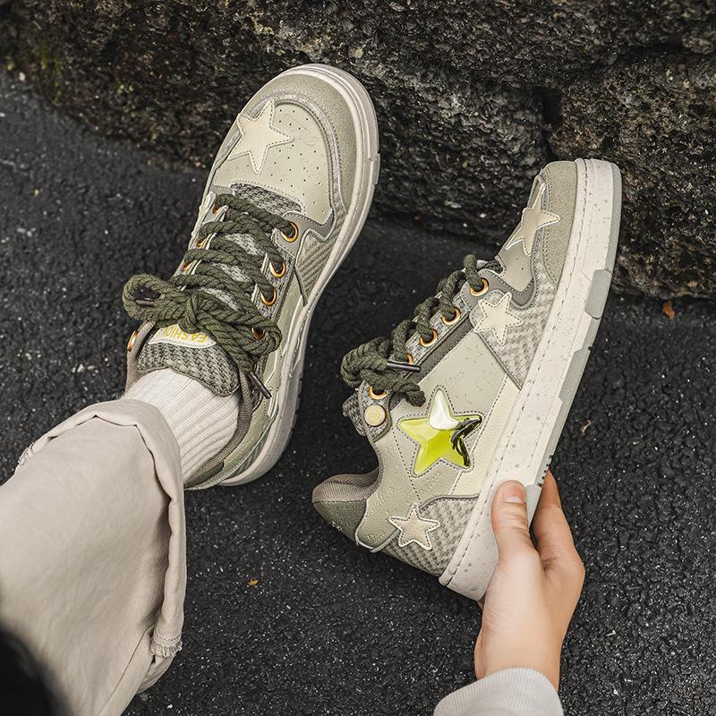 Кроссовки унисекс женские туфли для мужчин теннис ретро Y2K Star панк хип-хоп скейтборд обувь мода пары спорт повседневная обувь