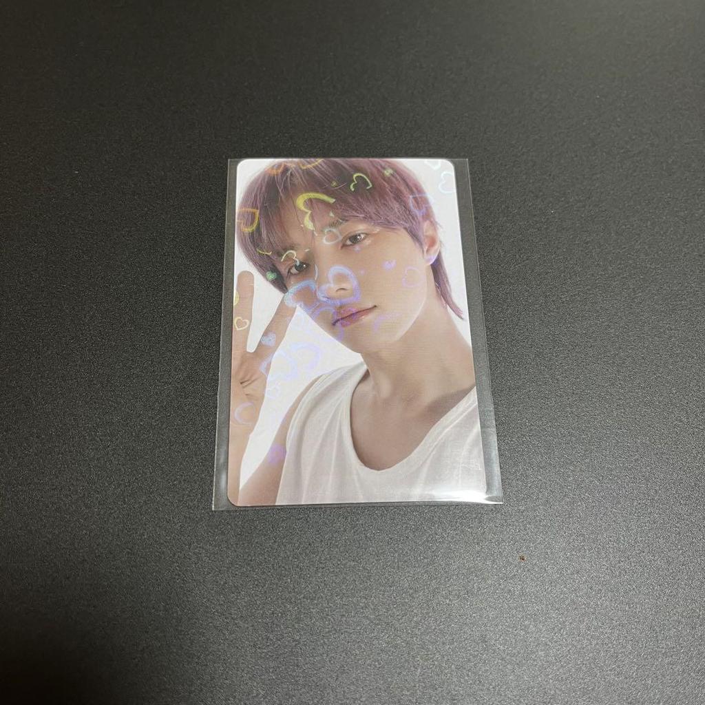 [USED] TXT Beomgyu Weverse Bonus Heart Hologram Trading Card
