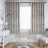 Chandelier Printing Shading Short Curtain With Hanging Hole Drapes 1*2 M High