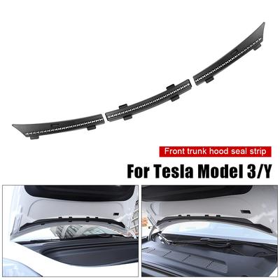 1 комплект для Tesla Model 3 Y Передняя крышка шасси Водонепроницаемая полоса Защитная крышка воздухозаборника Уплотнительная полоса Капот Модификация Аксессуары