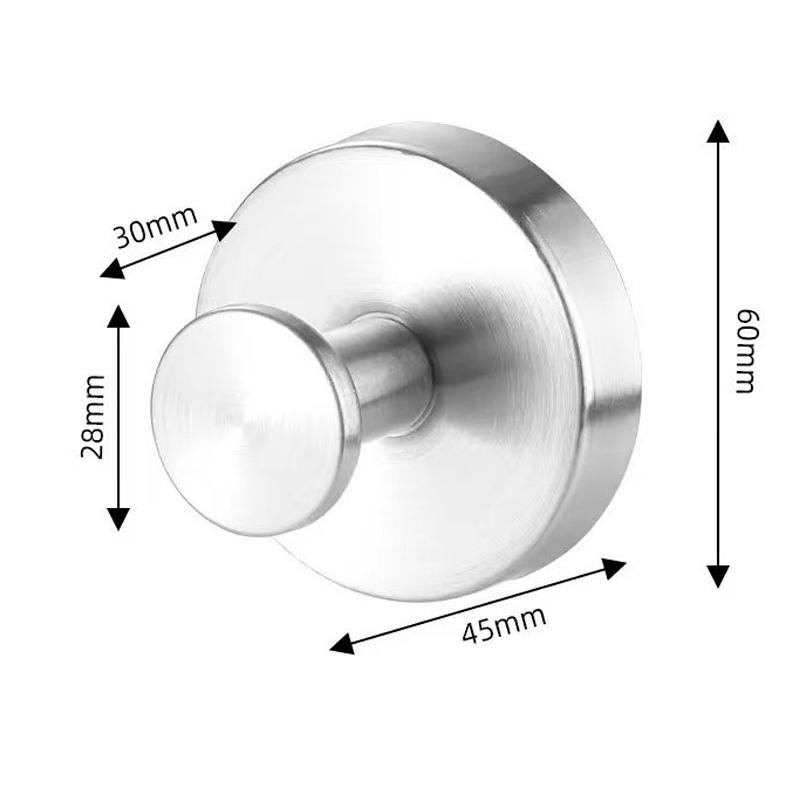 1 шт. Крючки на присосках из нержавеющей стали для душа, ванной комнаты, для подвешивания полотенец, халата, мочалки, крючок для стеклянных душевых дверей, плитки, зеркал