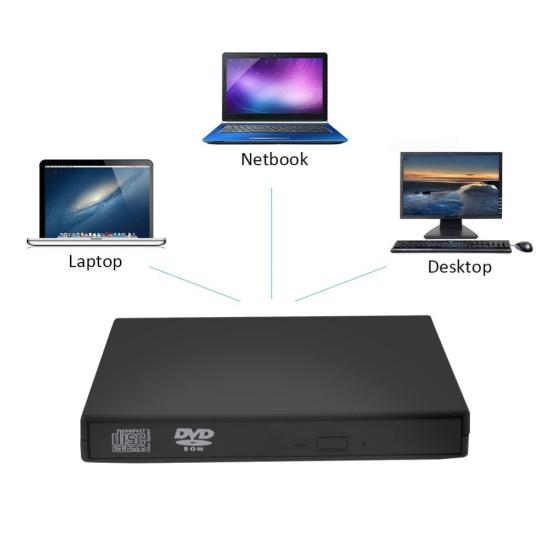 Внешний USB CD-плеер Оптический привод VCD DVD-писатель для ПК Настольного компьютера