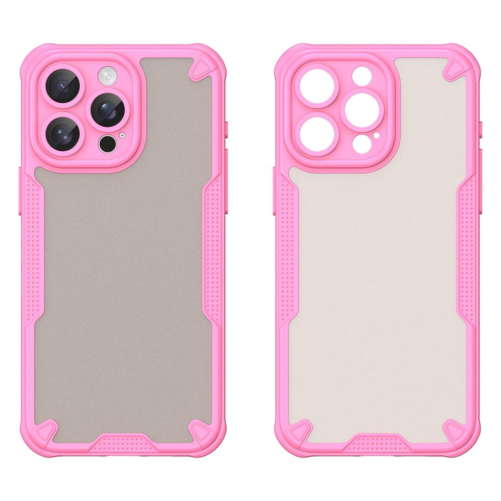 Серия Armor Чехол для iPhone 15 Pro PC+TPU Полупрозрачный Матовый Финиш Защитный Чехол для Телефона