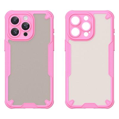 Серия Armor Чехол для iPhone 15 Pro PC+TPU Полупрозрачный Матовый Финиш Защитный Чехол для Телефона