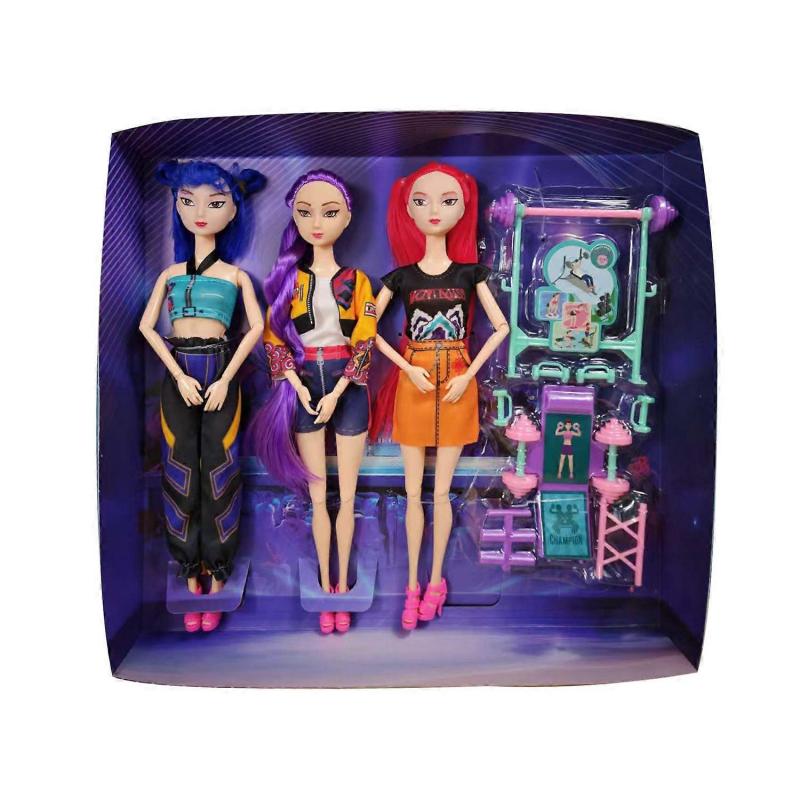 K-Pop Girl Group 32 cm Doll Set with Accessories