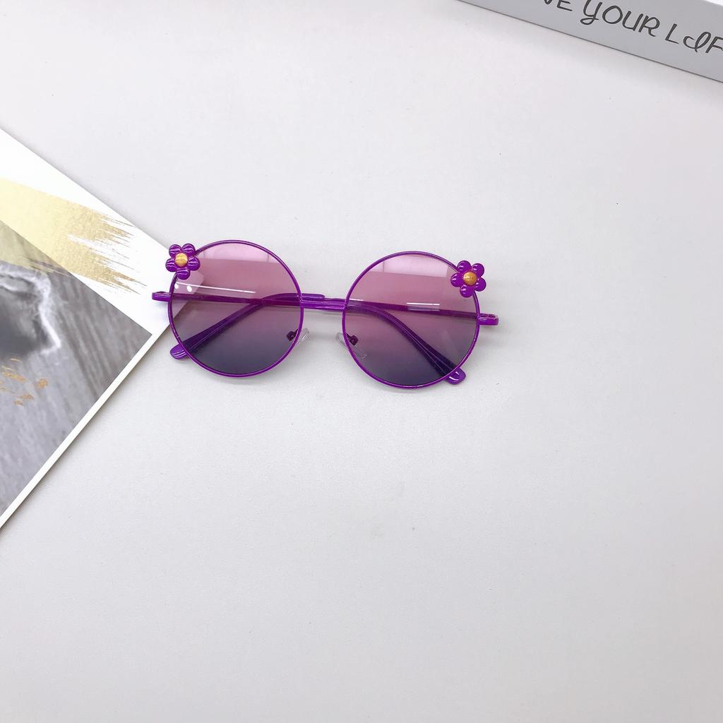 Детские солнцезащитные очки модные вечерние вечерние милые для девочек и мальчиков цветы солнцезащитные очки с защитой от ультрафиолета