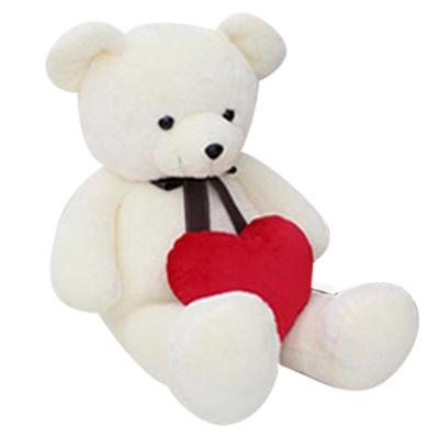 Уютная гигантская кукла I Love You Big Bear, очень большая + подушка-сердце, случайно отправлено, 150 см, слоновая кость, популярные игрушки для корейских детей