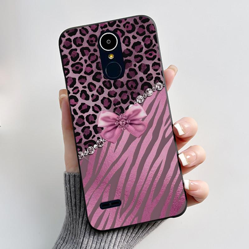 Чехол для LG K8 2017/LG K8 2018/LG K9 2018 Мягкий Силиконовый Черный Корпус для LG K10 2016/LG K10 2017 Чехол Милый Цветочный Мультяшный Чехол