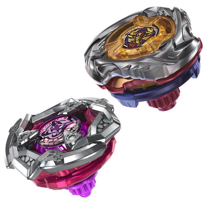 Beyblade X Dual Pack Spear Scorpio 0-70Z UX et Tail Viper 3-85LO BX, 2 toupies de combat Takara Tomy a rotation droite, des 8 ans