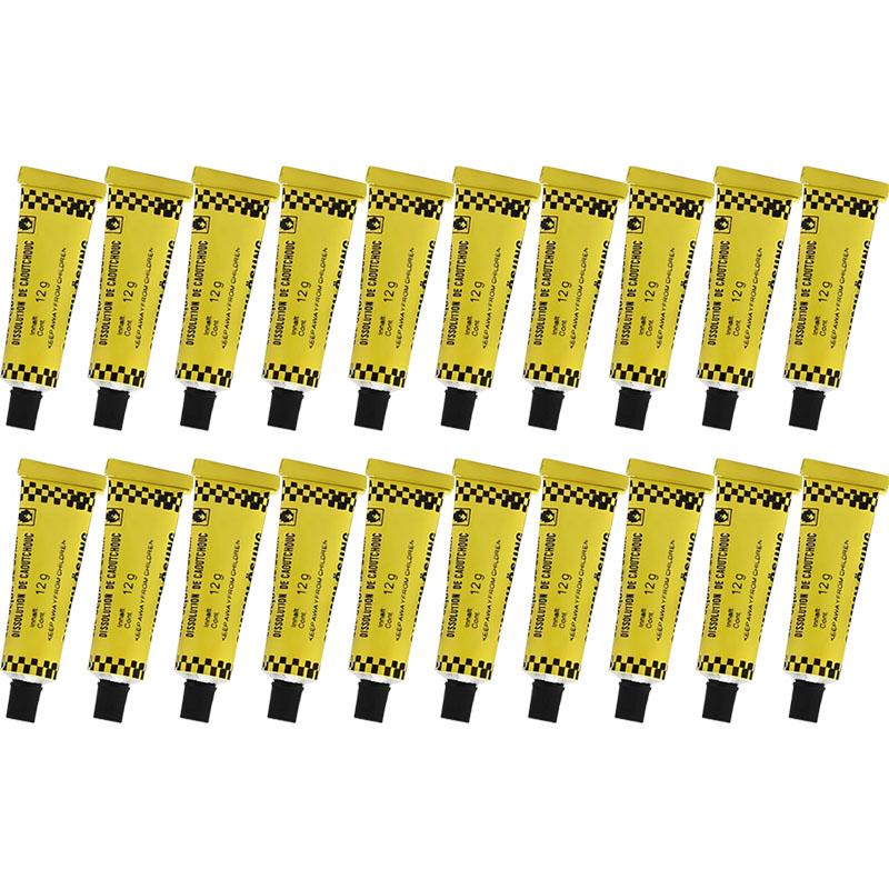 1-20pcs Automobile Tire Repairing Glue Inner Tube Puncture Kit Repair Cement Rubber Cold Patch Solution Motorcycle Bicycle