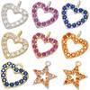CZ Small Earring Charms for DIY Jewelry Making Accessories Supplies Crystal Mini Pendant for Handmade Earrings:VD774