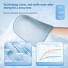 Universal Summer Ice Silk Silicone Gel Car Seat Cushion Ventilated Cooling Seat Pad for Office and Vehicle