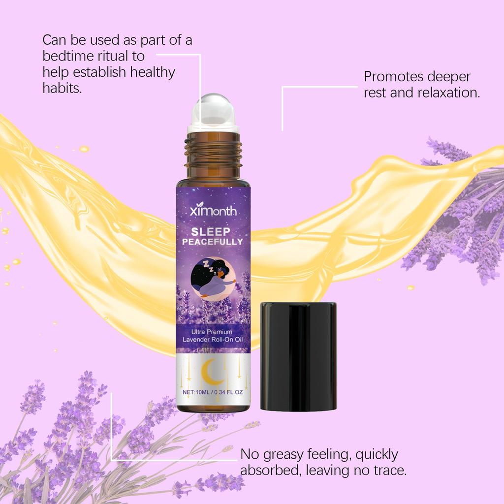 Комбинированное масло лаванды, стабилизирующее бессонницу, способствует комфортному глубокому сну, 10 мл