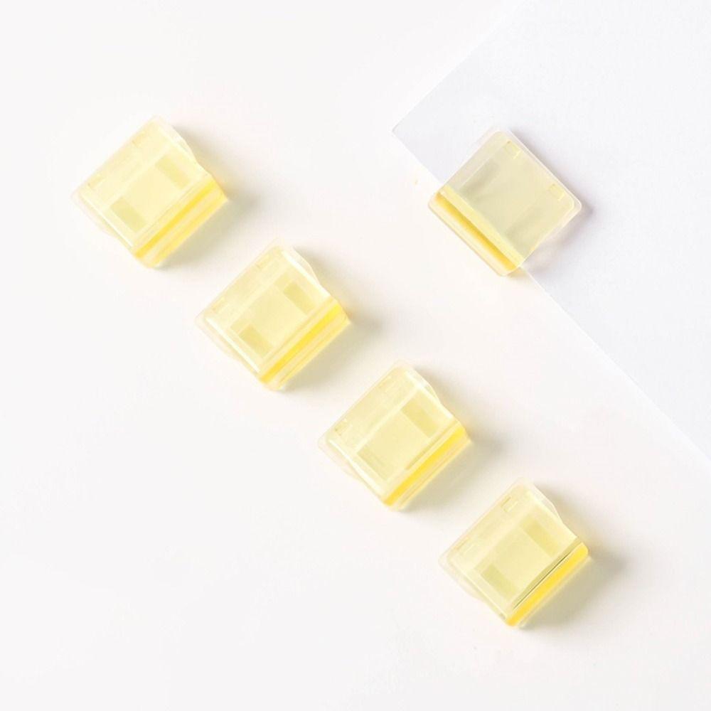 Цветной держатель для файлов Зажимы Прозрачный зажим Скрепка для писем Угловой зажим Папка для тестовых документов