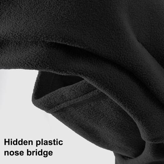 Cycling Face Guard 4-In-1 Windproof Winter Warm Cold Weather Full Cover Men Women Outdoor Neck Gaiter Balaclava Hood Bandana Scarf