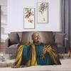 Saint Strong The Rock Dwayne Johnson Flannel Blanket Winter Soft Durable Throw Blanket for Child Couch Bed Bedspread Bed Cover