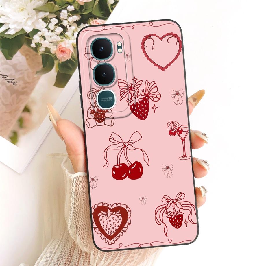 Чехол для телефона 'Бабочка Любовь Сердце Бант' для Vivo Y31 2025 V2521 Задняя крышка для Vivo Y21d Y31 2021 VivoY31 Мягкий с защитой камеры Funda