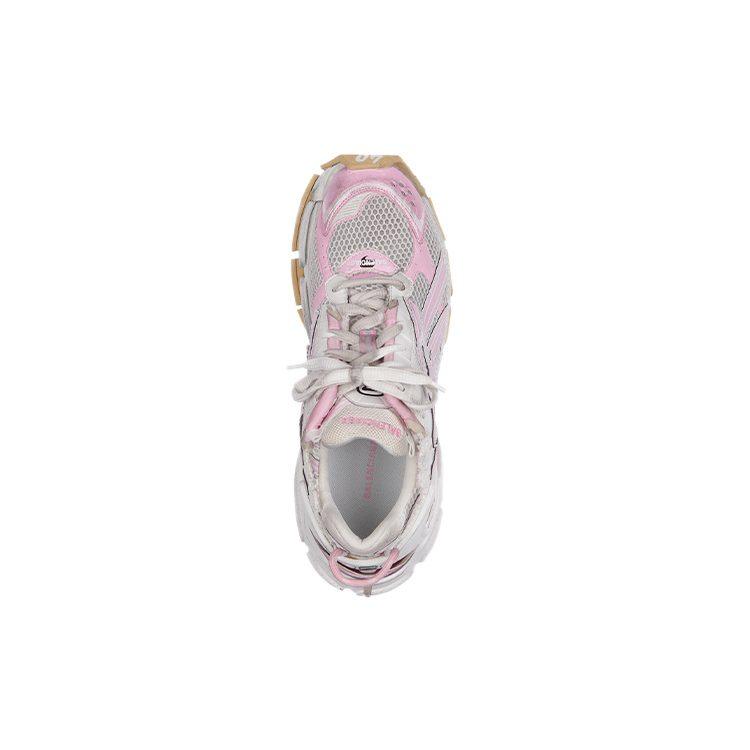 Balenciaga Кроссовки 'White Baby Pink Mesh And Nylon' Женские 677402W3RB39059
