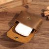 Head Layer Cowhide Coin Bag Mini Earphone Bag Genuine Leather Small Money Bag Small Storage Bag Coin Purse