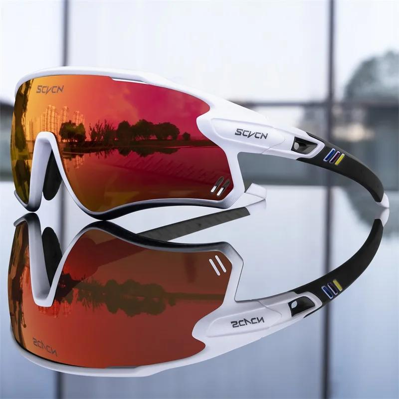 SCVCN Фотохромные Велосипедные Очки MTB Езда Бег Солнцезащитные Очки UV400 Поляризационные Рыболовные Очки Мужские Женские Велосипедные Очки