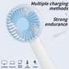 Многофункциональный бесшумный ручной вентилятор - портативный USB-перезаряжаемый мини-вентилятор для стола с держателем для мобильного телефона для офиса и общежития