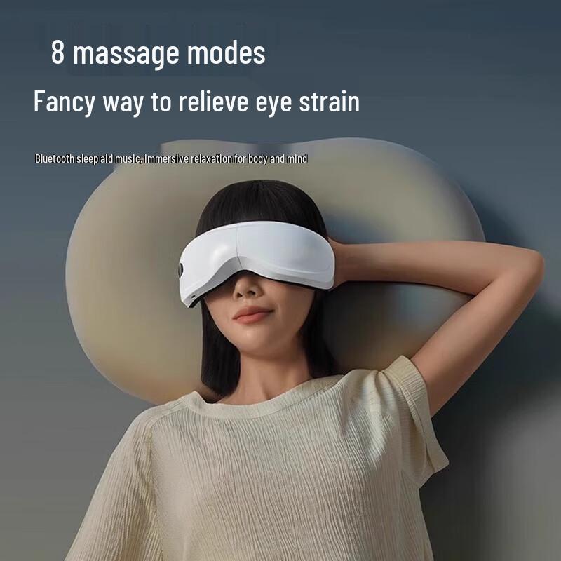 Aux Smart Foldable Eye Massager with Heat & Vibration