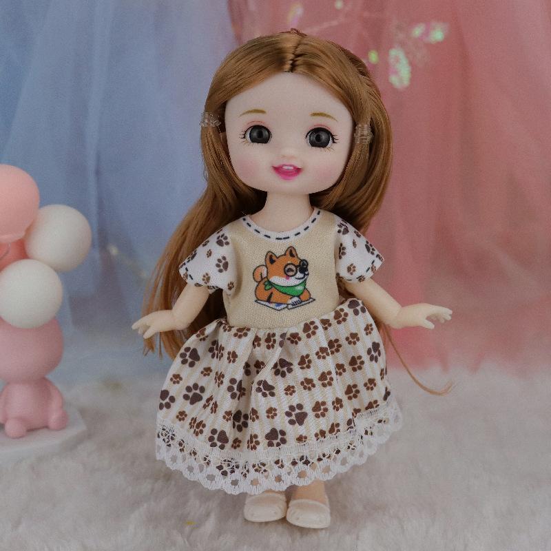 Новая кукла 8 см 17 см изысканная кукла принцесса набор сменные детские игрушки подарок на день рождения для маленькой девочки