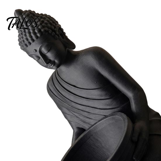 Подставка для благовоний для дома, 3D-печать, Будда, благовония, Дзен-пепельница, Духовный декор с поддоном для пепла, Вход в медитацию, Чайная комната, Гостиная, Йога