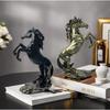 Table Decoration Standing Horse Statue Figurine Hand Crafted for Study Room Lightweight
