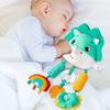 Подвесные игрушки для младенцев 0 3 6 12 месяцев Радужное развивающее плюшевое животное Игрушка для коляски для детского автокресла Кроватки Путешествия Сенсорная игрушка для малыша