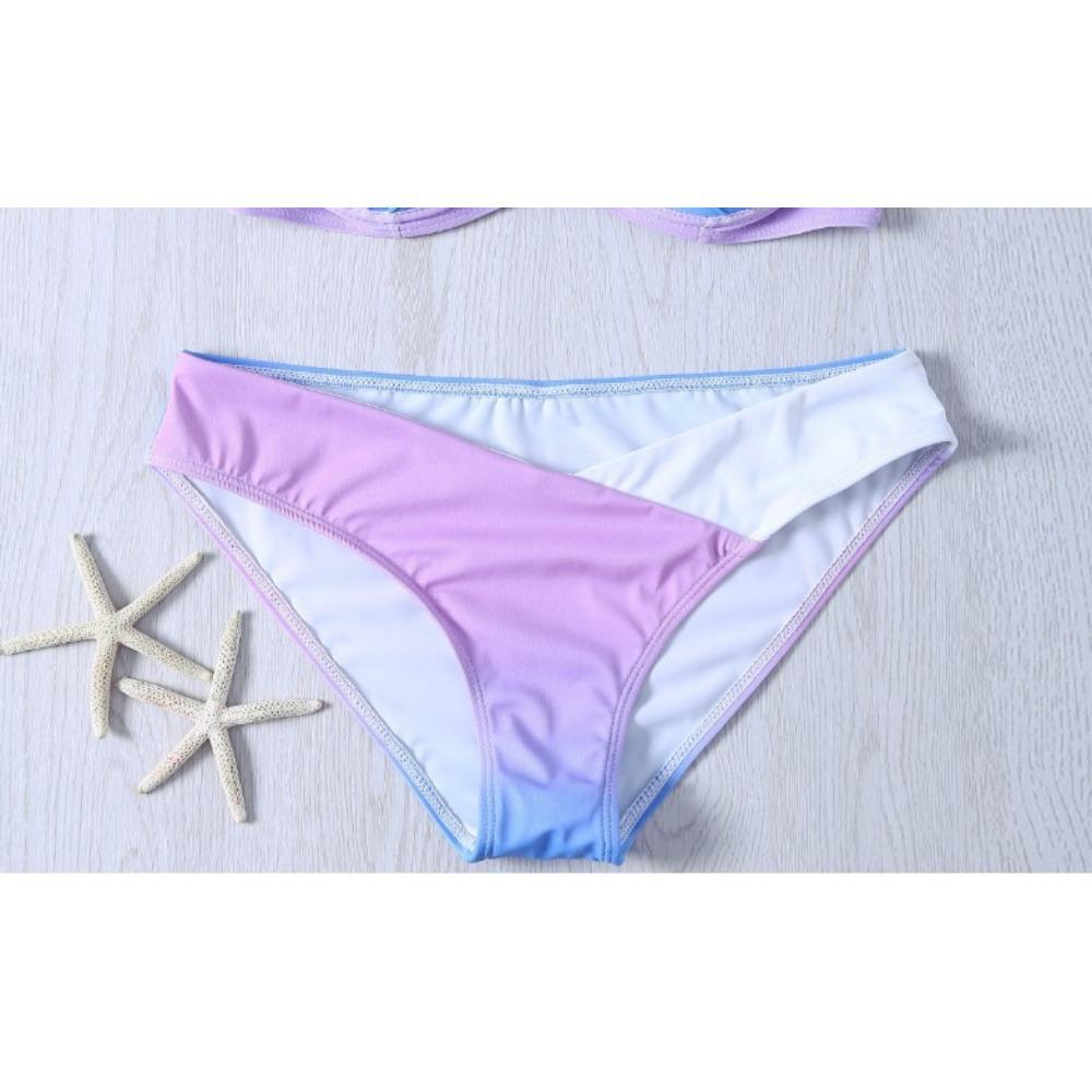 Купальник европейский и американский купальник бикини «русалка» купальник бикини с постепенным изменением формы